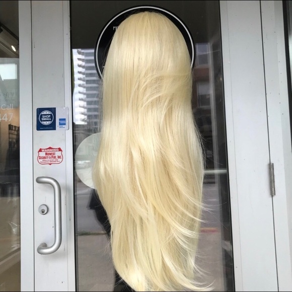 Long blonde wig 613 Swisslace Lacefront 2020 Wig main image 7